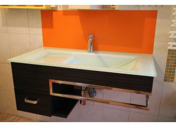 Waschbecken Spritzschutz